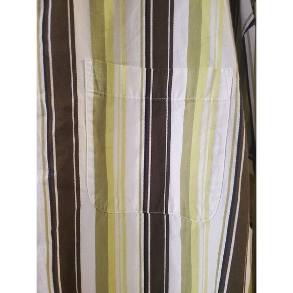 Geoffrey Beene Men's Size‎ XL Striped Long Sleeve Button Up Shirt Multicolor - Picture 3 of 13